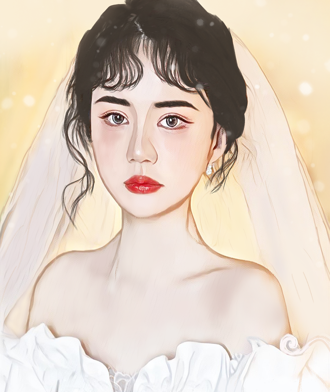 人像插画（图ZMjcxNjE5MTIw） - 创作习作 - 站酷设计师司画菌9527原创素材 - 站酷ZCOOL