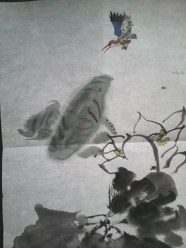 早期国画，油棒画尝试（图ZMTM0Mzk5MTIw） - 绘画 - 站酷设计师微零七原创素材 - 站酷ZCOOL