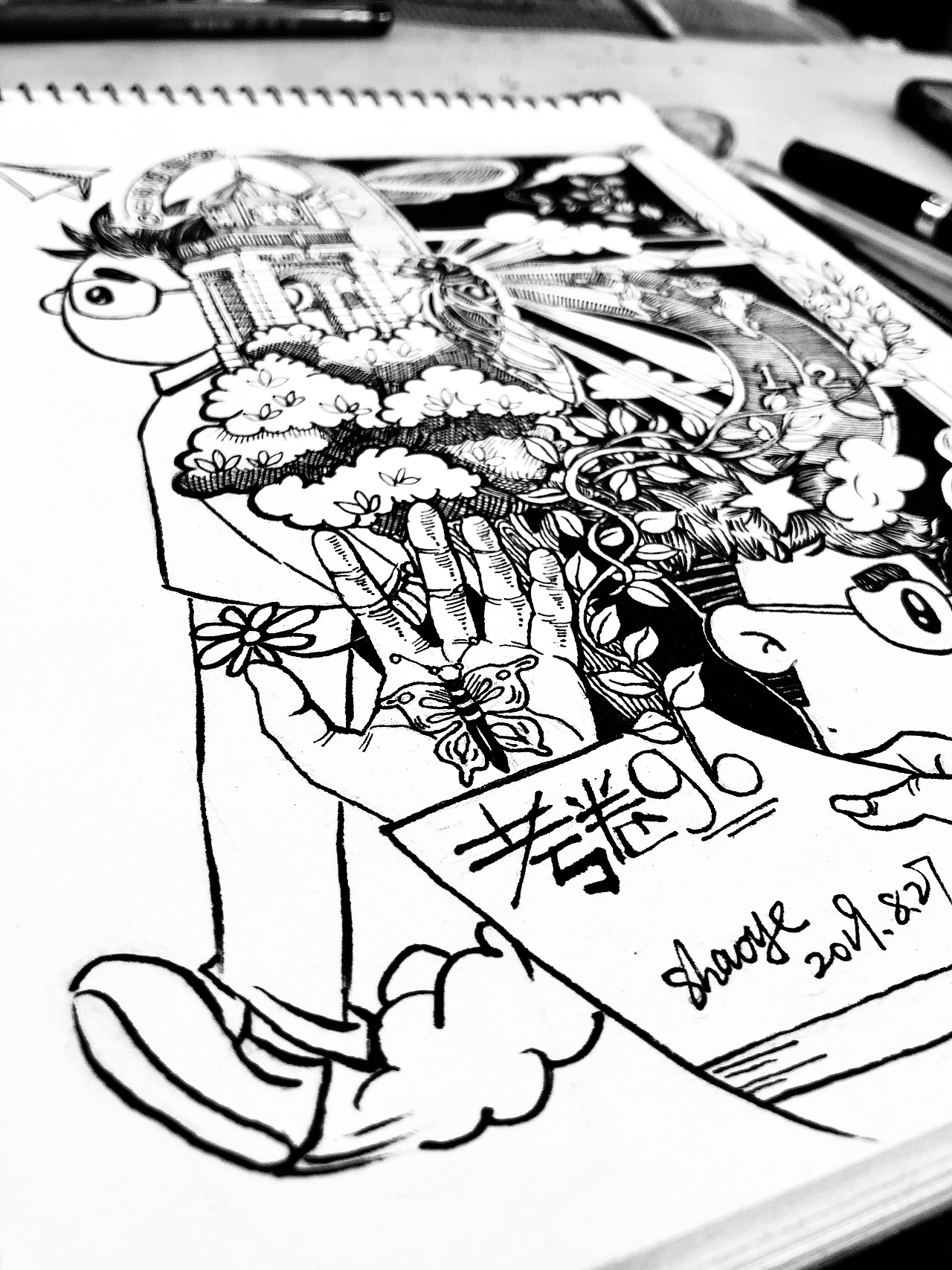 剩下的盛夏（图ZMTkyMTgwODA0） - 艺术插画 - 站酷设计师少野1029原创素材 - 站酷ZCOOL