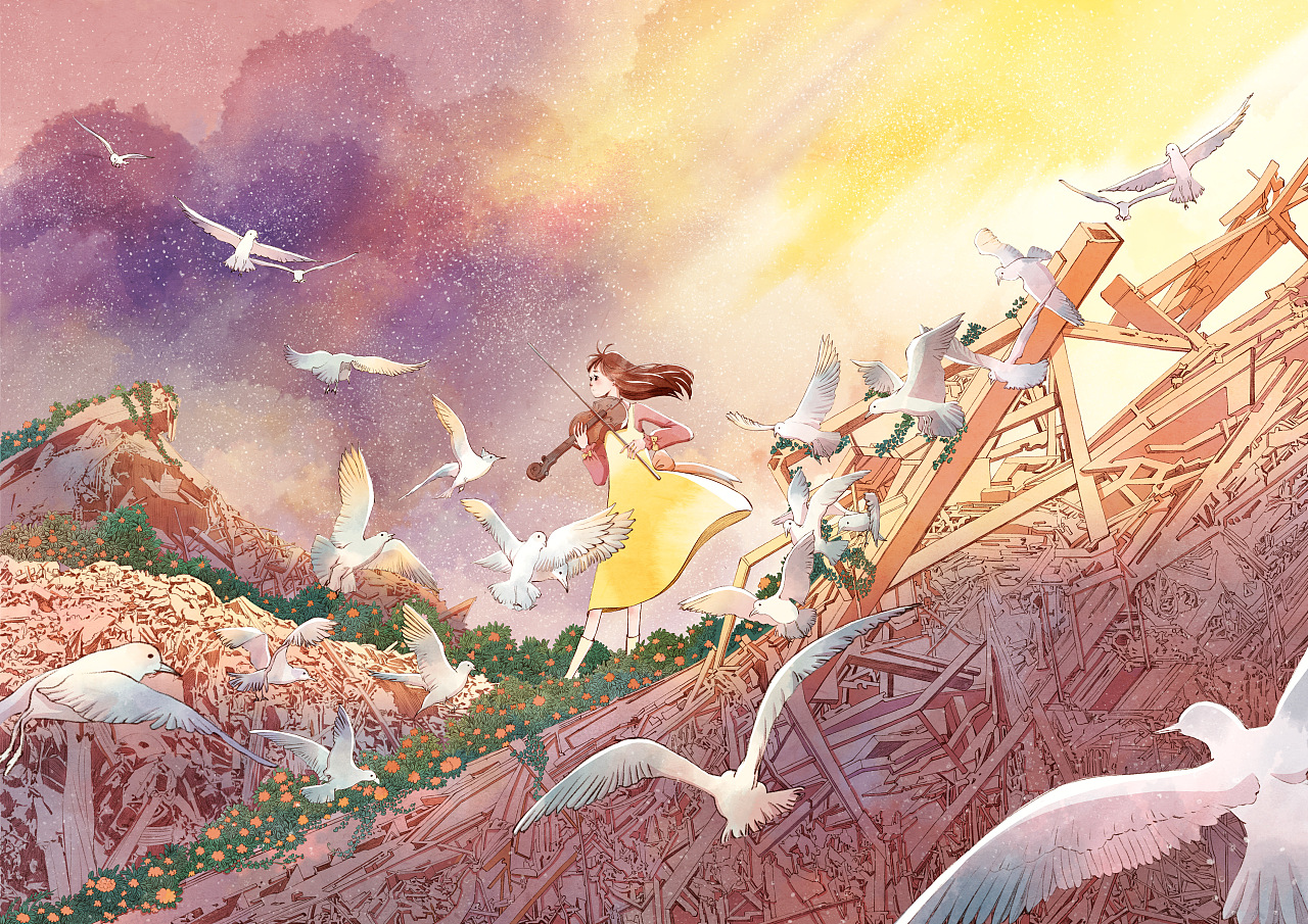 今年的《理想国》合集～|插画|创作习作|齐桑树 - 原创作品 - 站酷