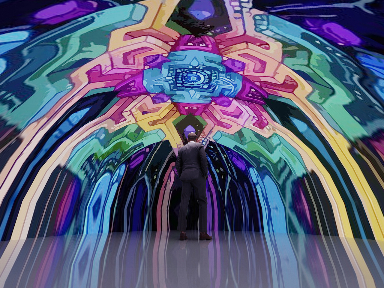 WTD×HYPERCUBE | 新媒体艺术馆（图ZMTU0NzM5MjEy） - 商业空间设计 - 站酷设计师WOOTONDESIGNERS原创素材 - 站酷ZCOOL