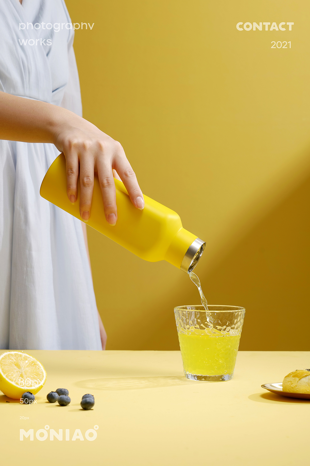 保温杯 | 迷人的黄色 |（图ZMjYwODc4NDU2） - 产品摄影 - 站酷设计师百花摄影原创素材 - 站酷ZCOOL