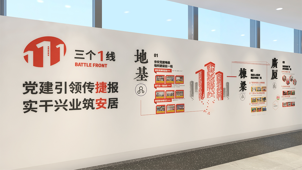 厦门非公党建展厅设计 捷安集团企业空间设计 By稍喜（图ZMjg2NTU4OTY4） - 其他空间 - 站酷设计师稍喜公共空间原创素材 - 站酷ZCOOL