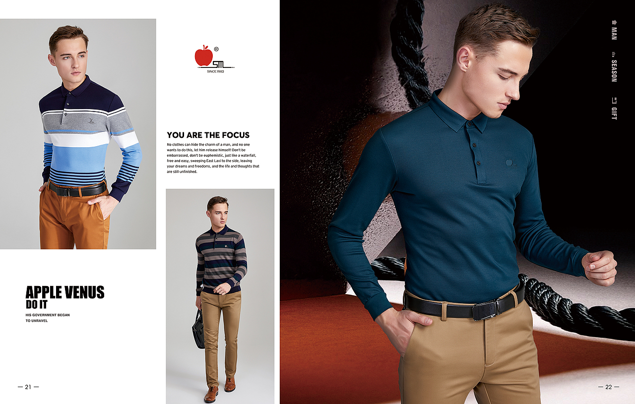 男装POLO衫画册