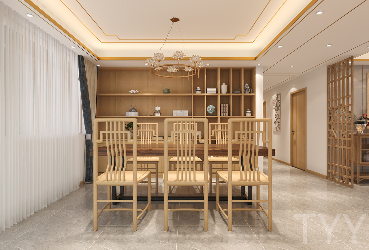 中式禅意——流露不凡品味（图ZMjUzMDYxOTU2） - 家装设计 - 站酷设计师佟玥玥原创素材 - 站酷ZCOOL