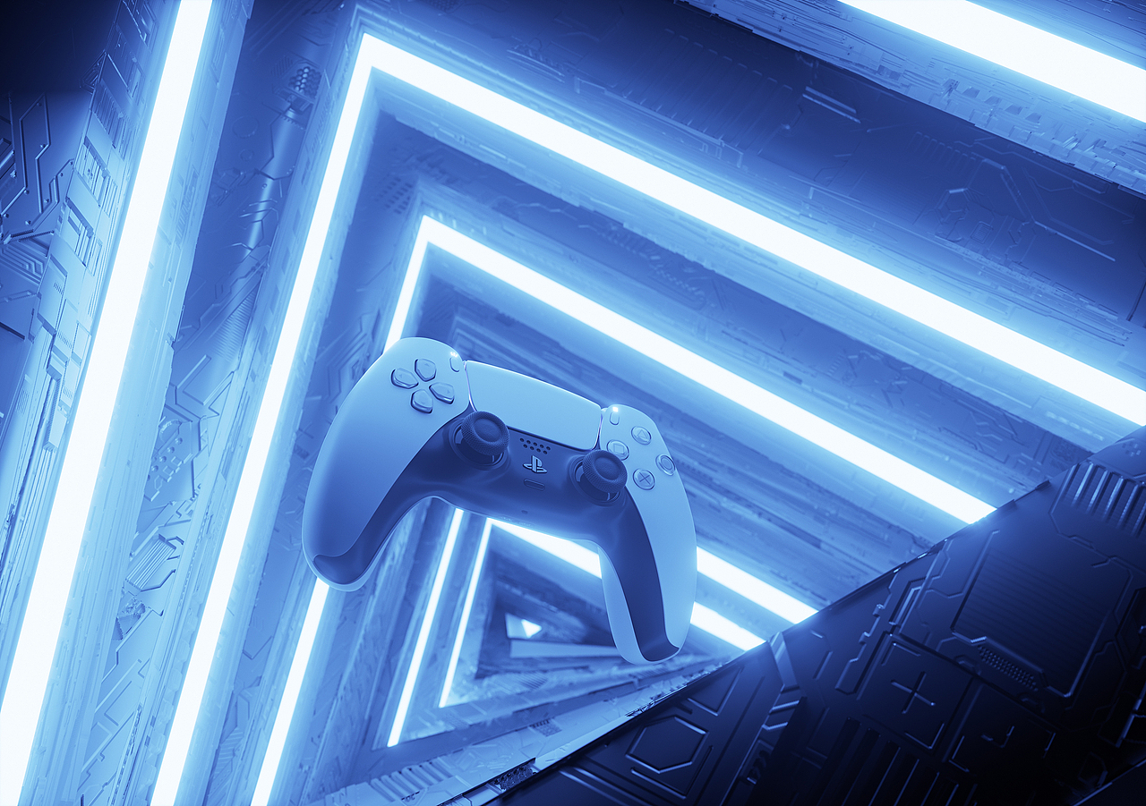 产品创意表现-PS5手柄