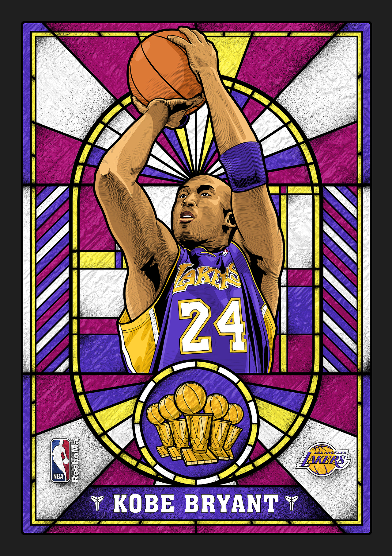 画两张画纪念下科比退役（图ZNDY1NzE5MDg=） - 创作习作 - 站酷设计师ReeboMa原创素材 - 站酷ZCOOL