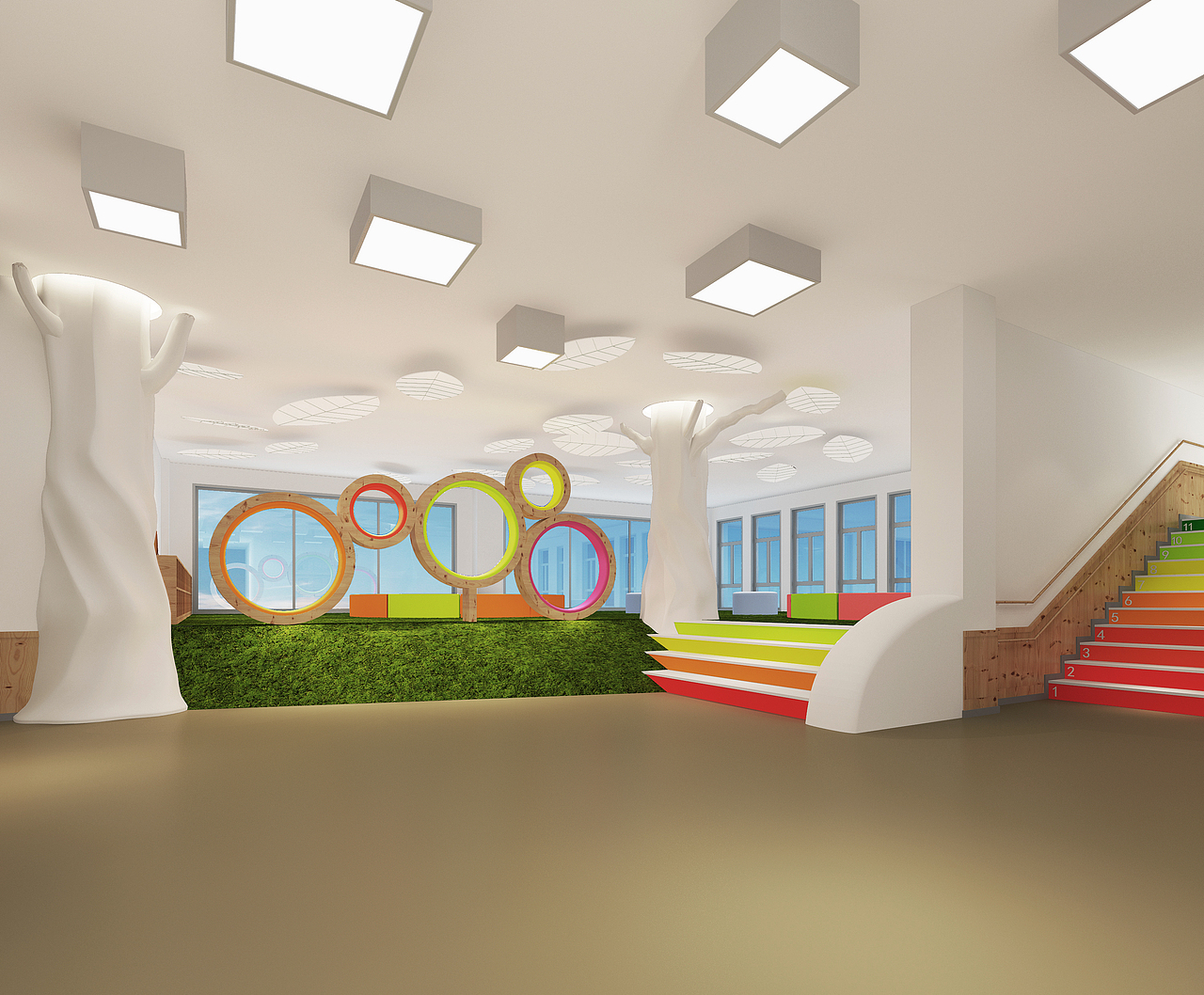 丶工作______Kindergarten（图ZNjI2NzgzNTI=） - 家装设计 - 站酷设计师张嘉胤丶原创素材 - 站酷ZCOOL