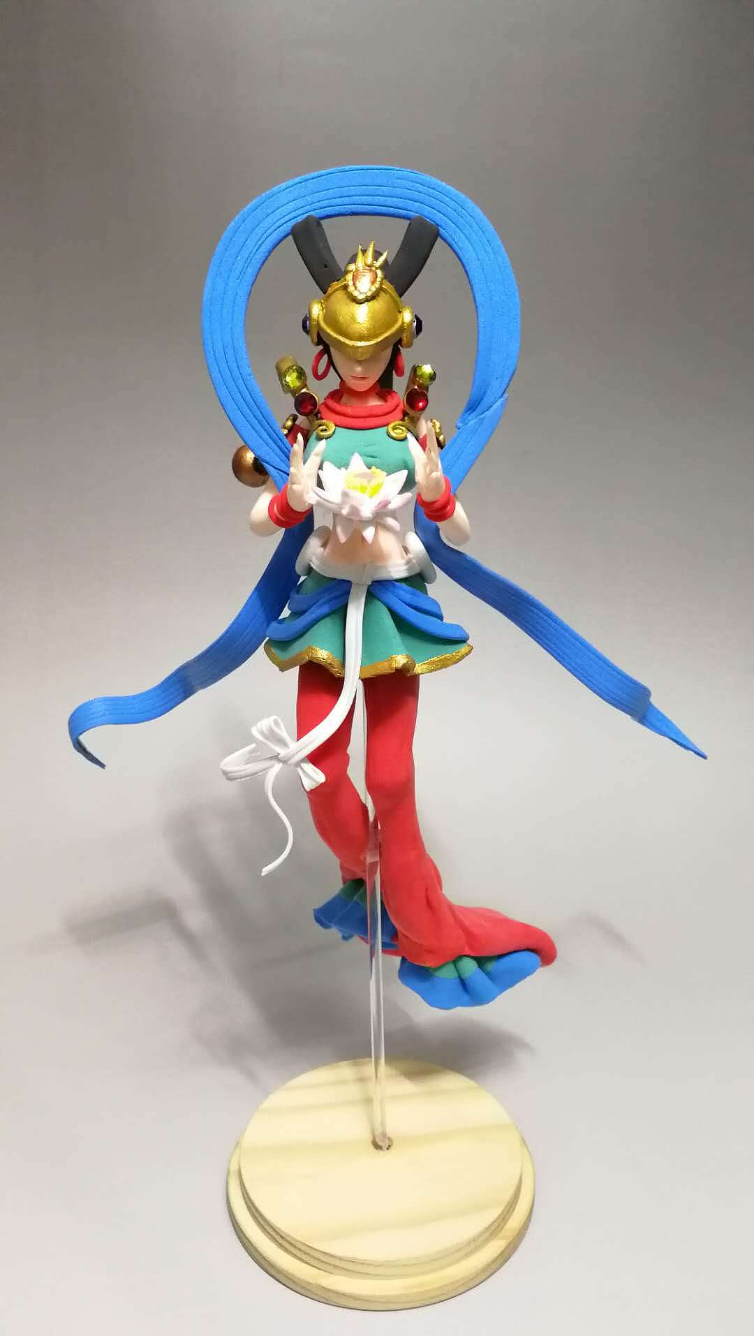 乐舞飞天-女娲|手工艺|手办/模玩|羔达_原创作品-站酷zcool