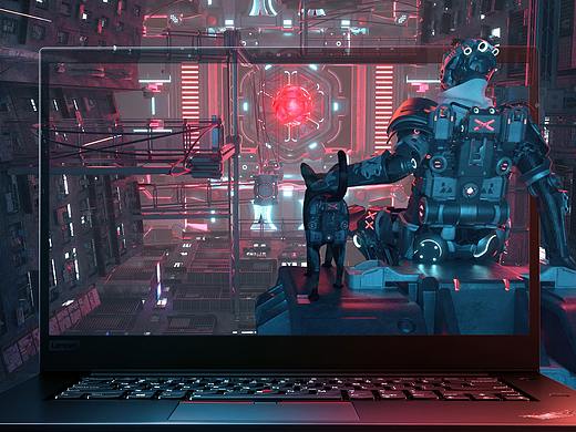 《机械迷城》系列壁纸——THINKPAD对设计上“隐”