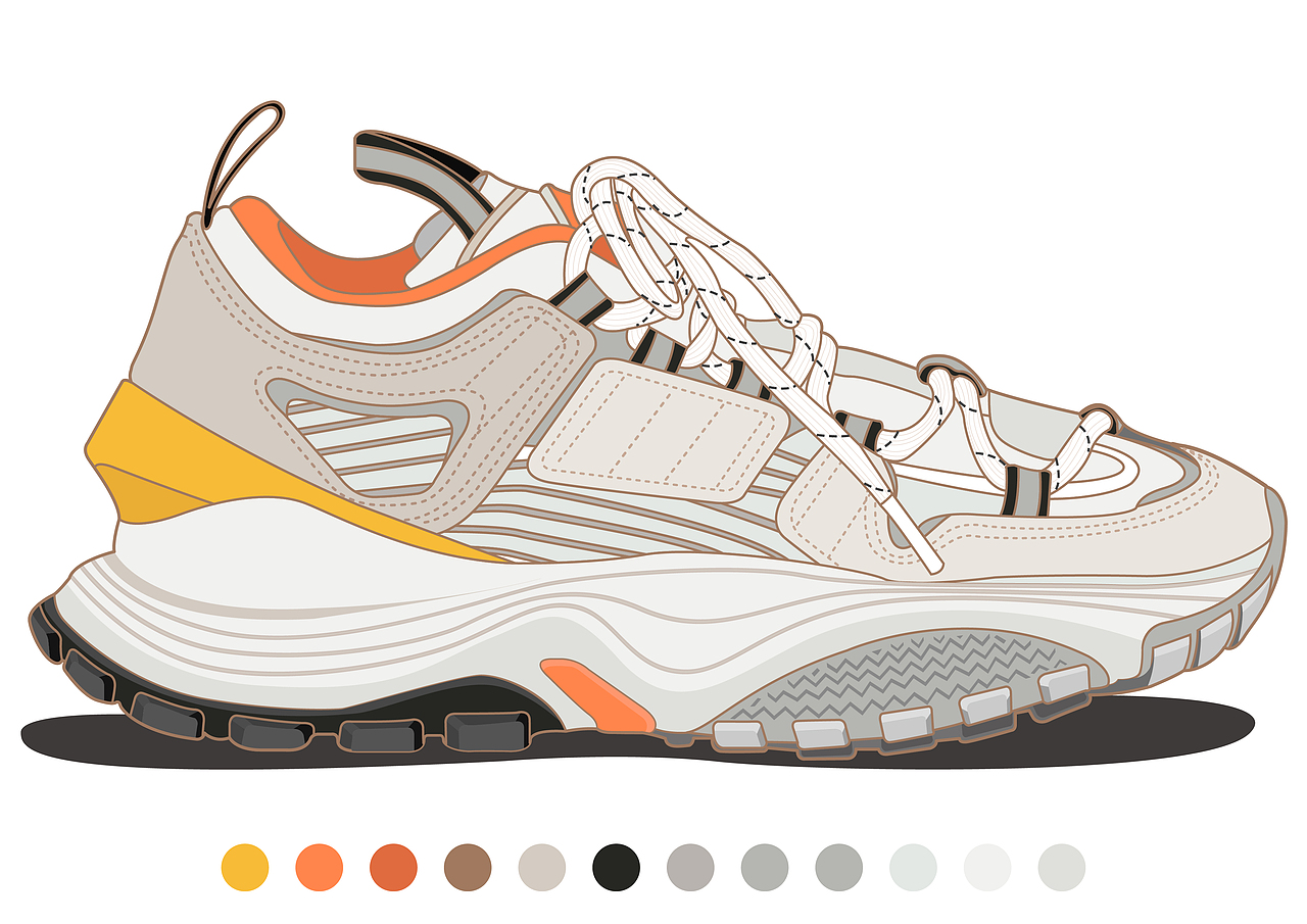 「老爹鞋」临摹 练习|平面|图案|mr_dreamer_临摹作品-站酷zcool