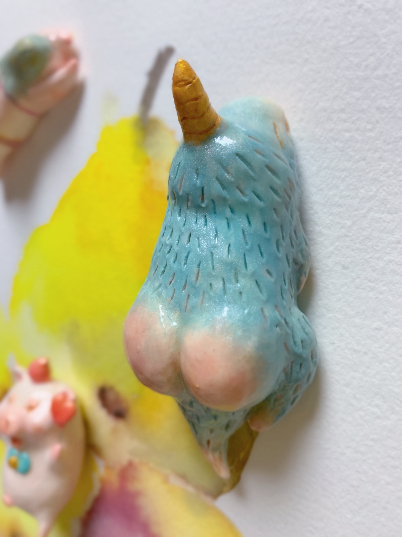 原创手工自制石塑粘土摆件胸针饰品磁贴（图ZMTY1MDk4NzI4） - 其他手工艺 - 站酷设计师土木o木原创素材 - 站酷ZCOOL