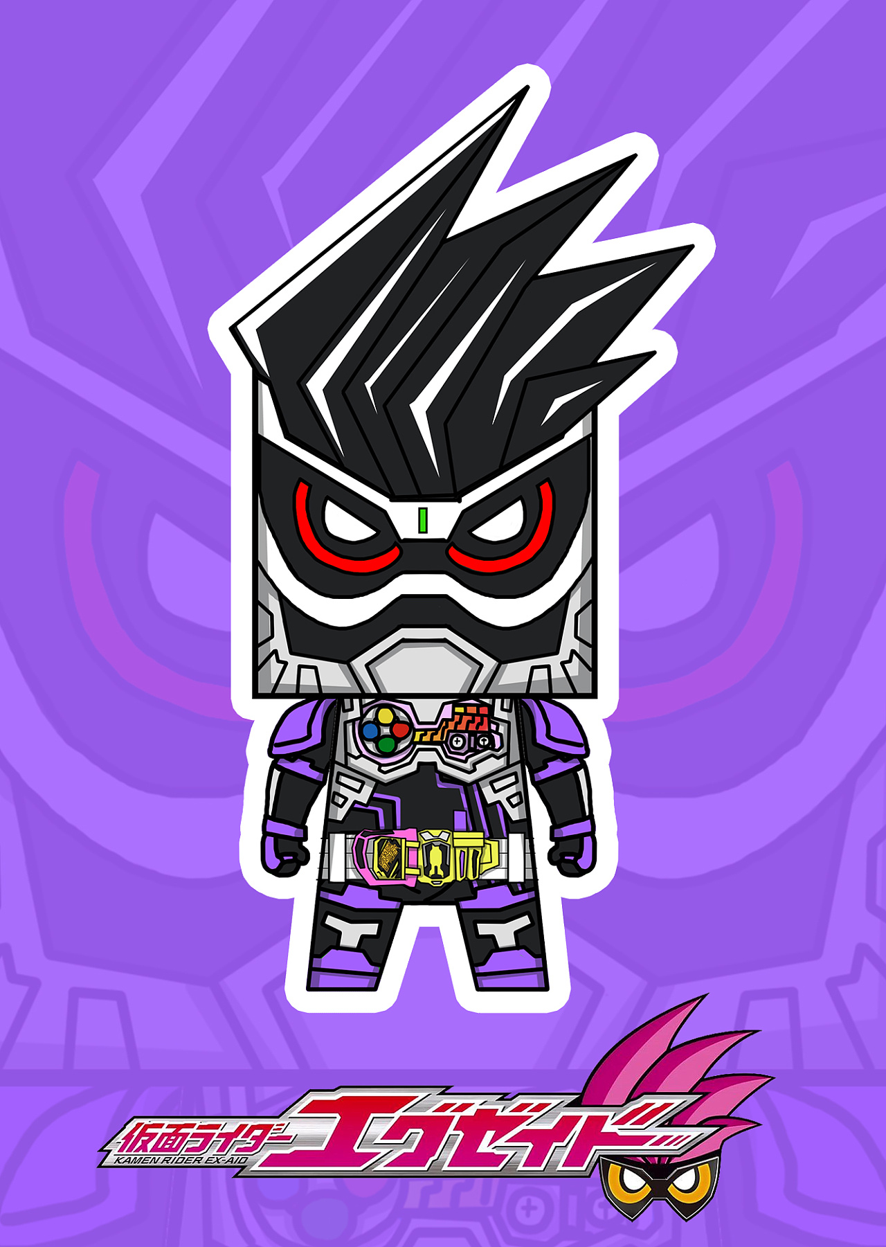 假面骑士纸模壁纸