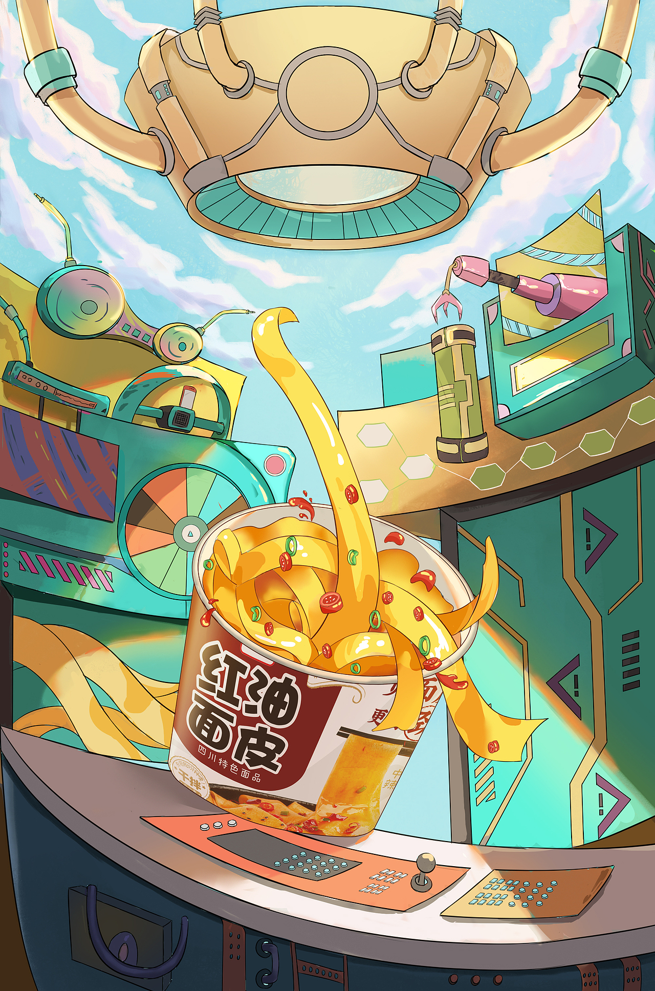 2021年1-3月电商插画首页主KV练习（图ZMjYyNDAwMzgw） - 创作习作 - 站酷设计师GDDD锅原创素材 - 站酷ZCOOL