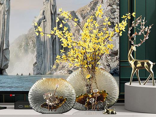 宫廷珐琅花器详情页