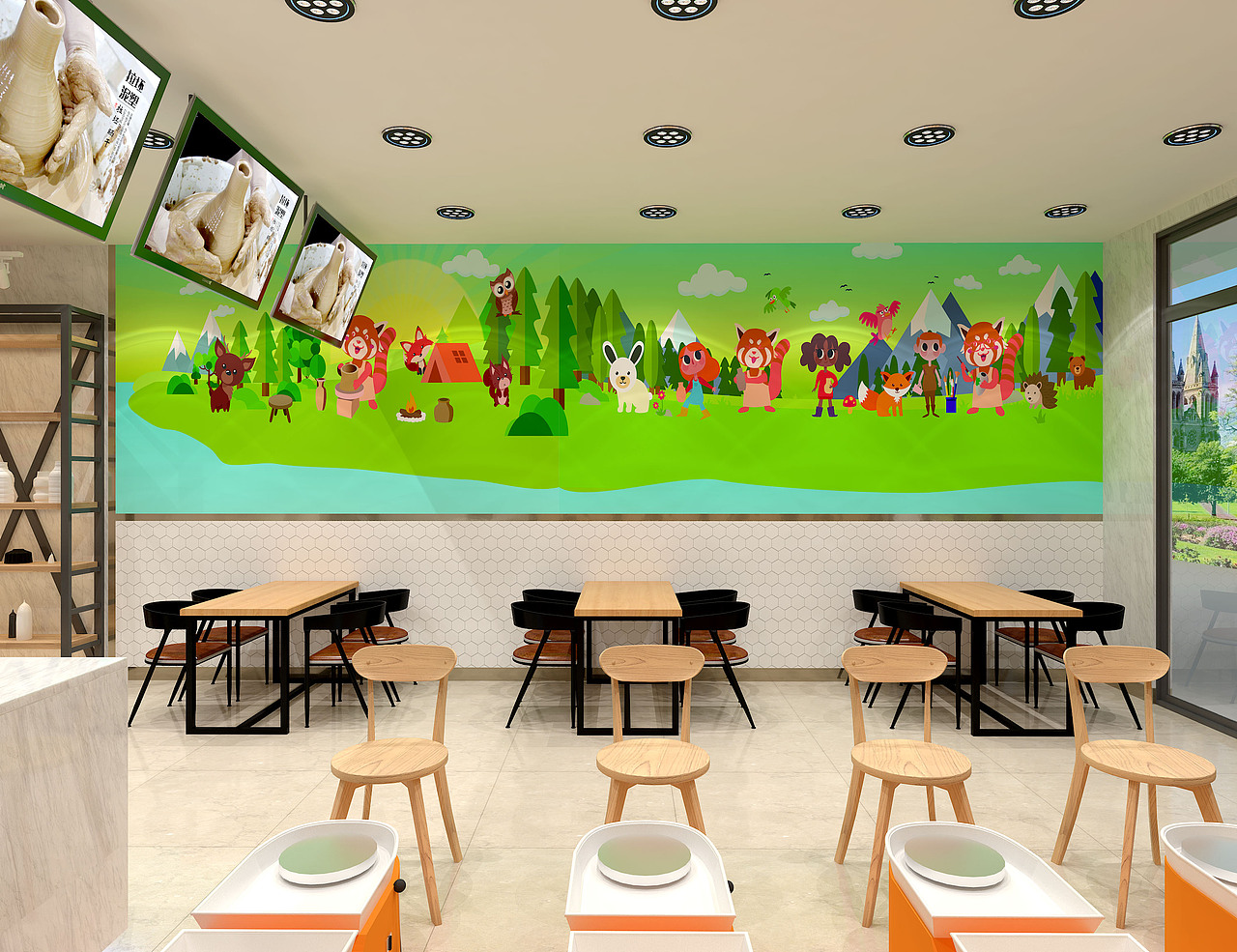 开陶艺店 时指间陶艺店加盟 创业好项目