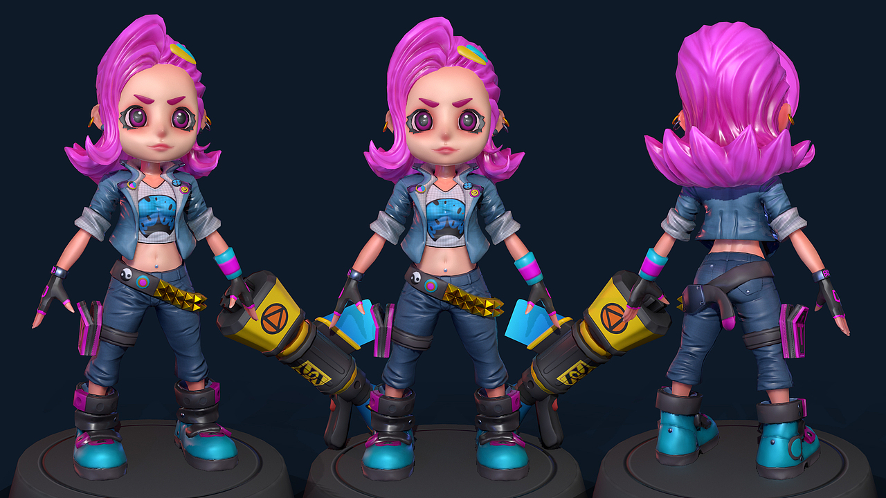 角色建模/3D作品（图ZMjIxODIwNTYw） - 人物/生物 - 站酷设计师斑目原创素材 - 站酷ZCOOL