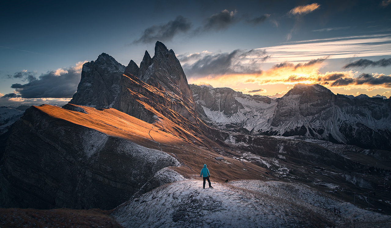 如何用间隔拍摄模式,拍到壮观的风景自拍照片