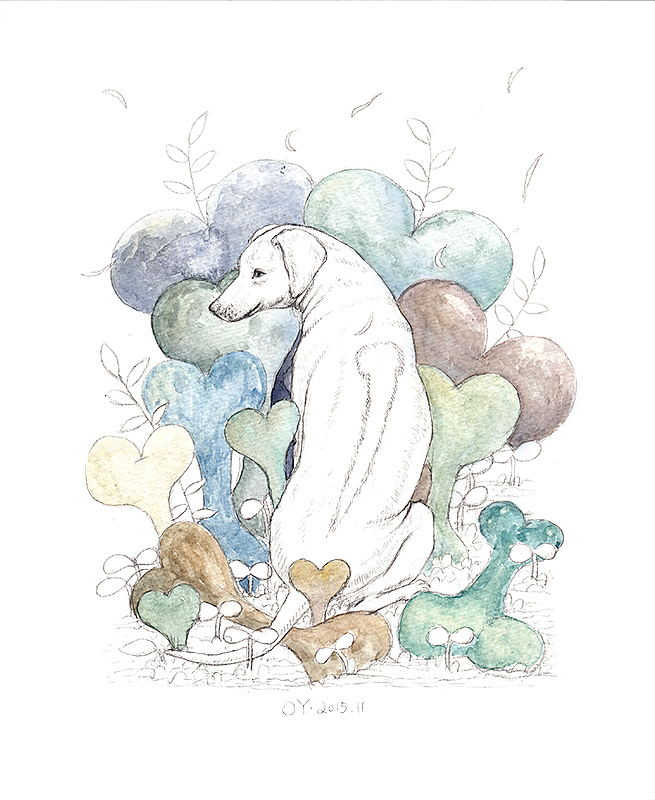 OY手绘：背脊犬（图ZMzY3NDUzMzY=） - 商业插画 - 站酷设计师欧阳鹏杰_OY原创素材 - 站酷ZCOOL