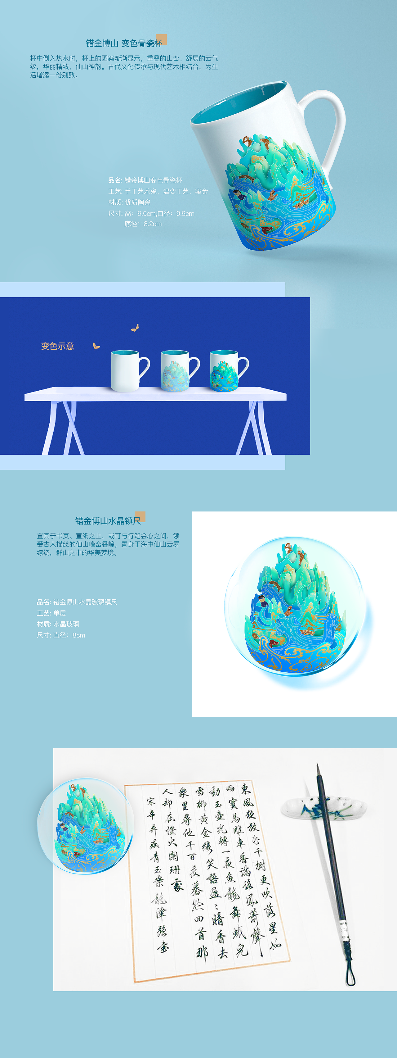 文创设计——错金铜博山炉