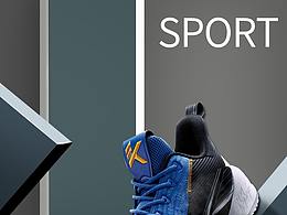 運動鞋電商海報 淘寶海報