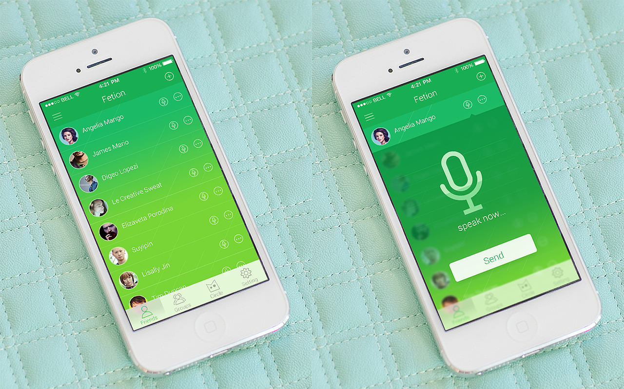 通信聊天app-UI设计（图ZMTEyNzI2MTY=） - APP界面 - 站酷设计师青空之蓝wayne原创素材 - 站酷ZCOOL