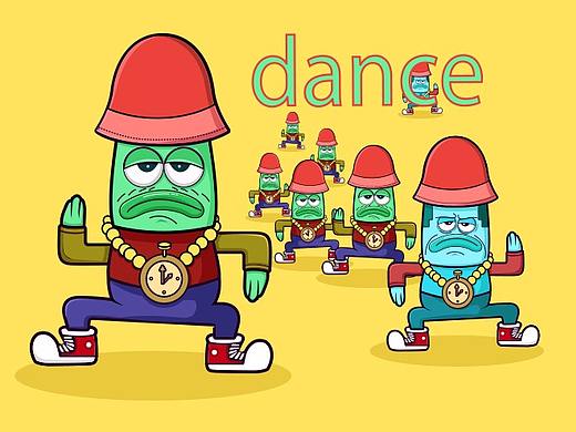 一起来斗舞吧！（个人主页-ZMjcyMTE4NDA=） - 商业插画 - 站酷设计师王甜儿原创素材 - 站酷ZCOOL