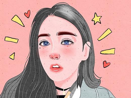 速写一张喜欢的小姐姐