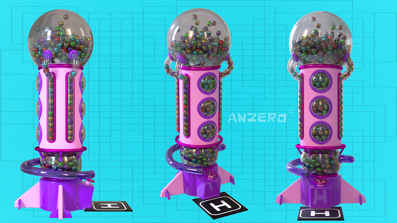 大型扭蛋机-美陈装饰类-原创设计