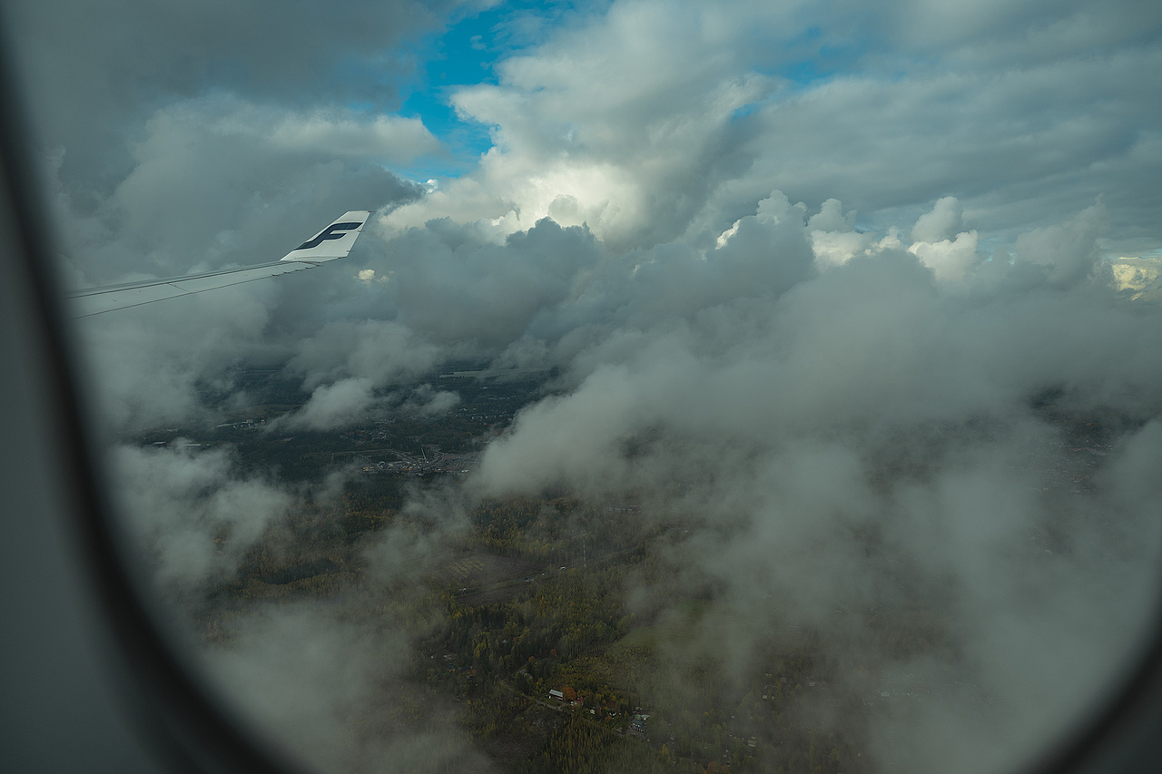 中途转机经过芬兰赫尔辛基