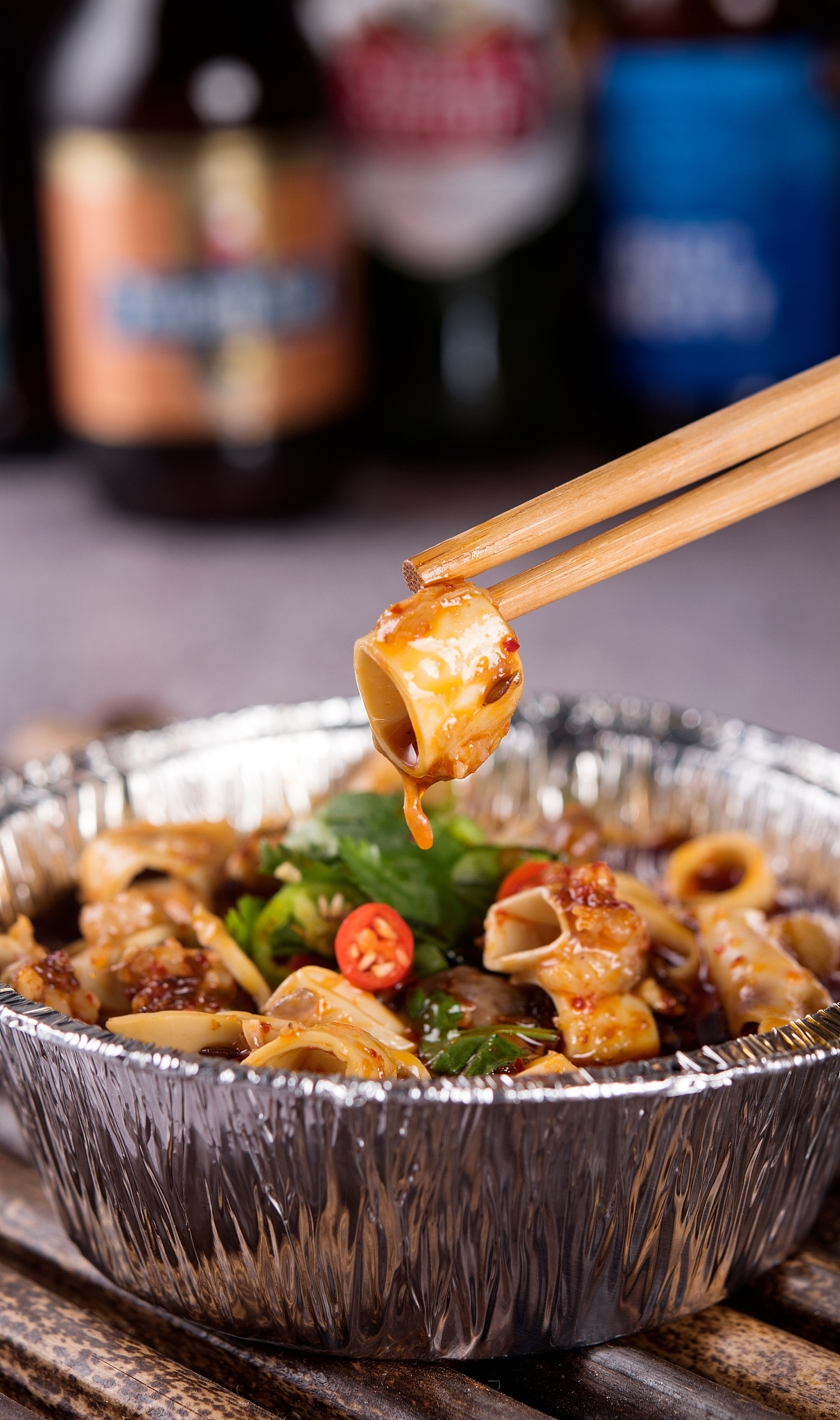 小龙虾海报 灯箱片制作 美食菜谱拍摄