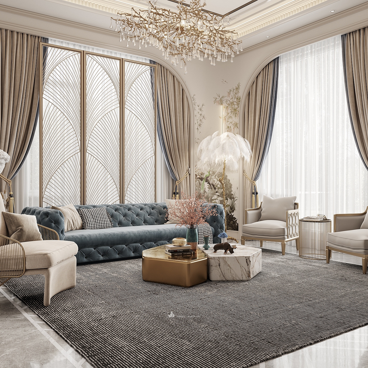 偶尔|美式（图ZMjYyMjEyMzQ4） - 家装设计 - 站酷设计师金该效果图官方账原创素材 - 站酷ZCOOL