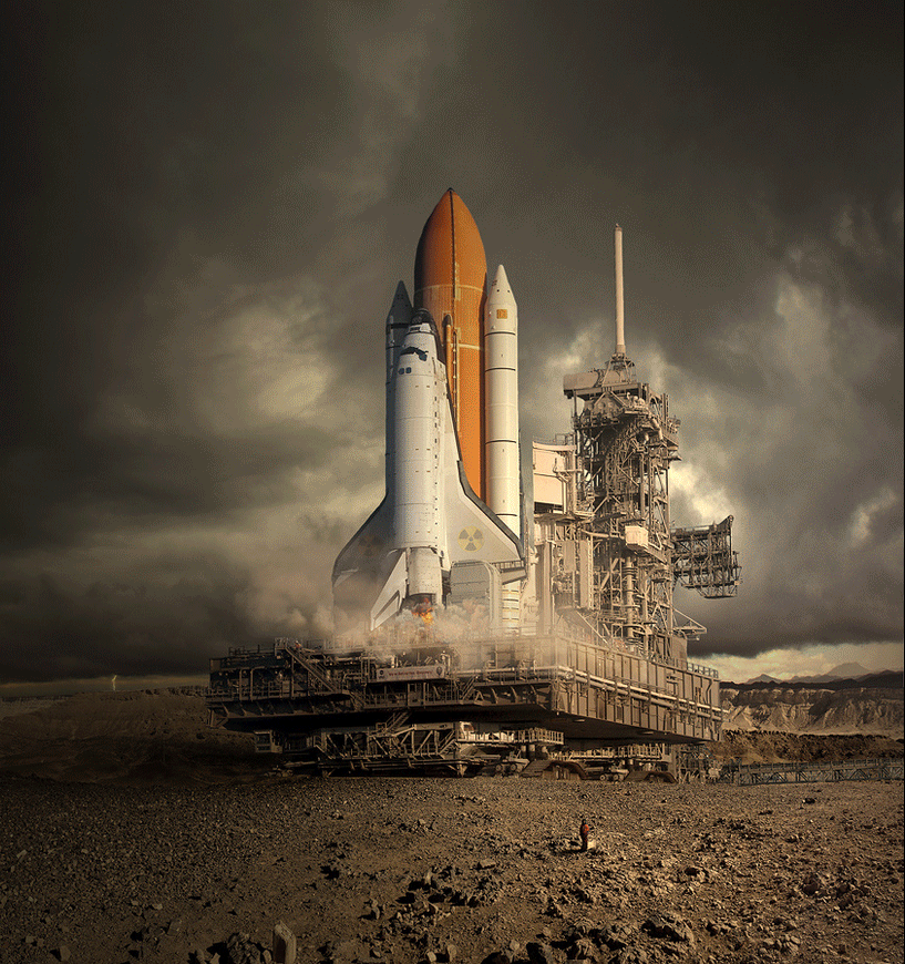 《探索-宇宙》海报合成练习_jansir-站酷zcool