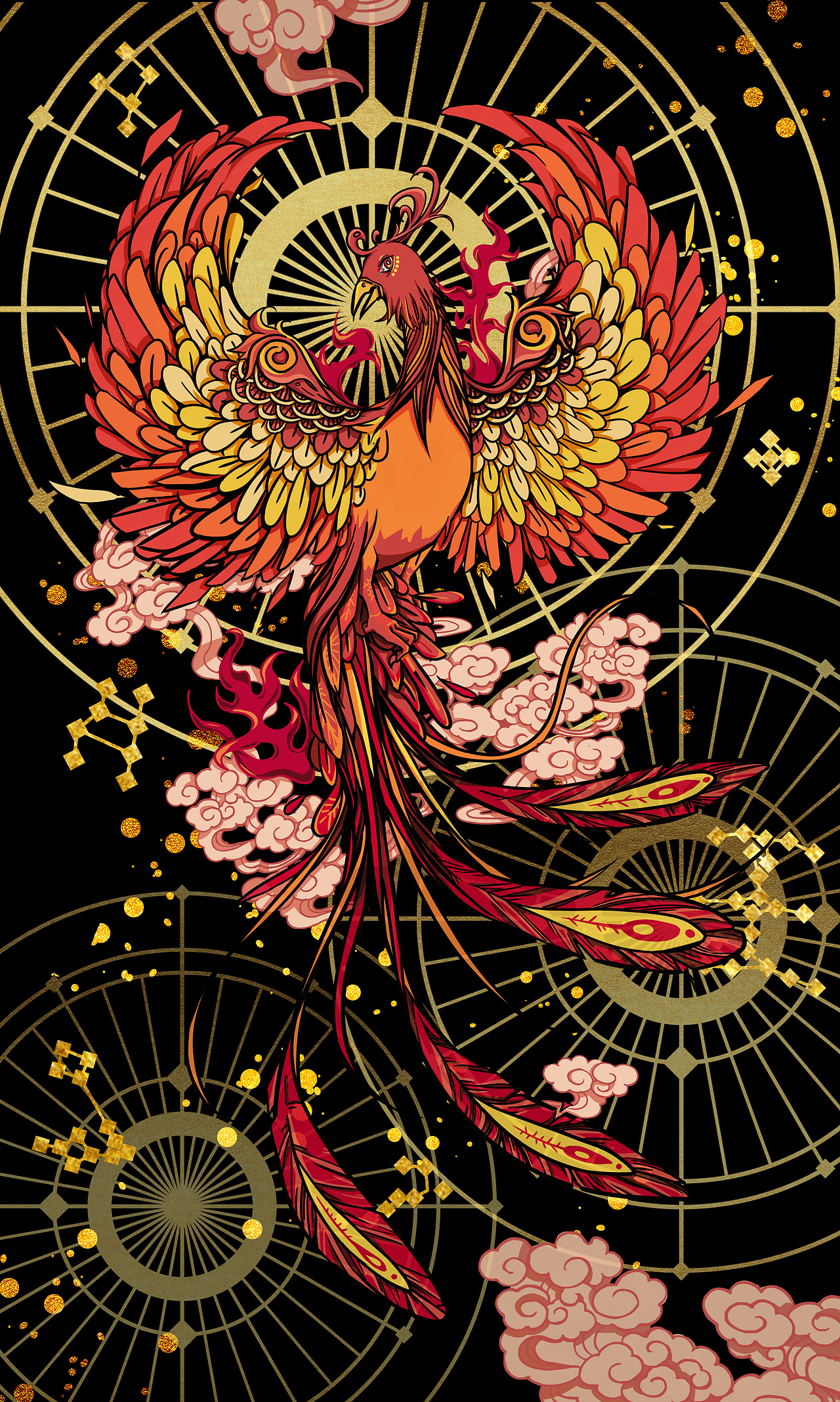 四兽是属于古代神话和天文学结合的产物,所以每只神兽各有七组星宿.