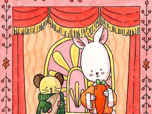 「兔子和仓鼠」