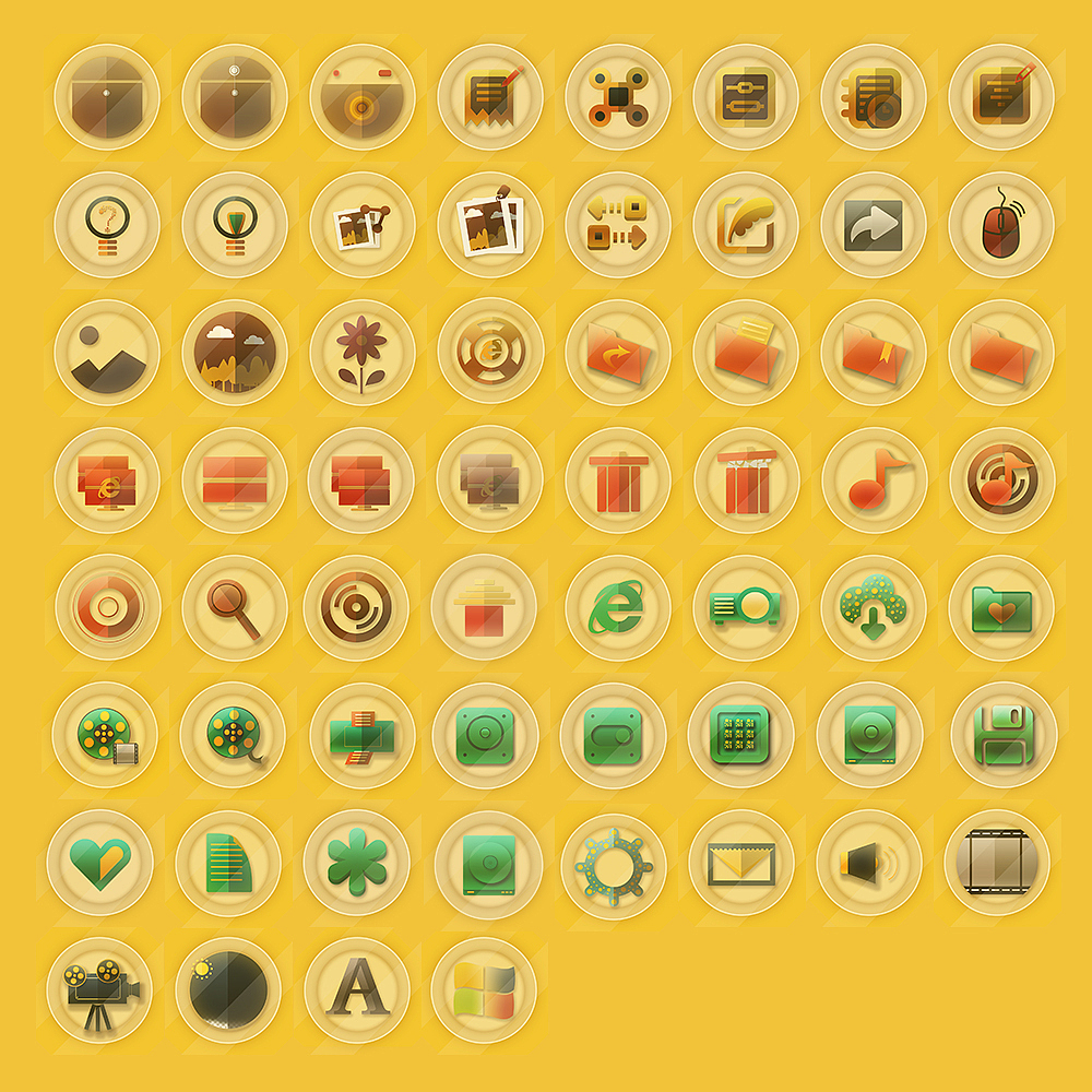 電腦UI圖標（圖ZNjg1NDA5NDg=） - 圖標 - 站酷設計師年糕啊原創(chuàng)素材 - 站酷ZCOOL