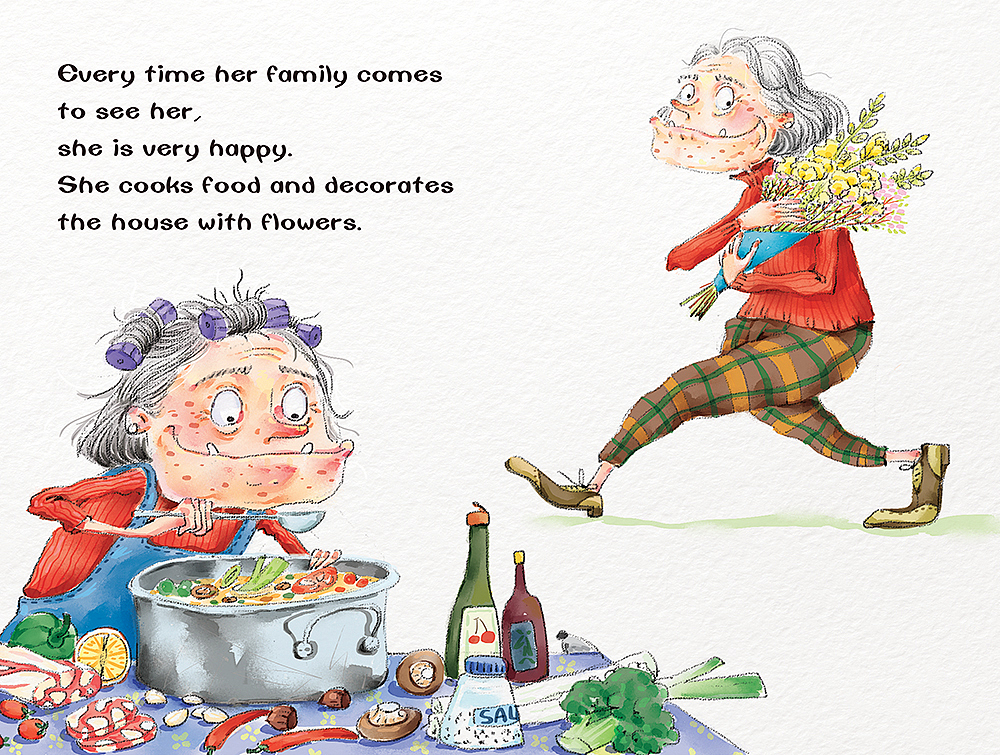 Old Woman-Cara（图ZMjc2OTM1MTI=） - 儿童插画 - 站酷设计师变种西瓜皮原创素材 - 站酷ZCOOL