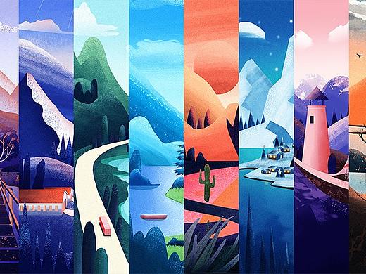 【板绘】风景插画练习