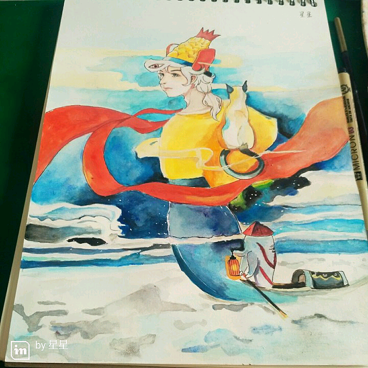 大鱼海棠（图ZOTMxNDE1ODA=） - 绘本 - 站酷设计师星酱酱原创素材 - 站酷ZCOOL