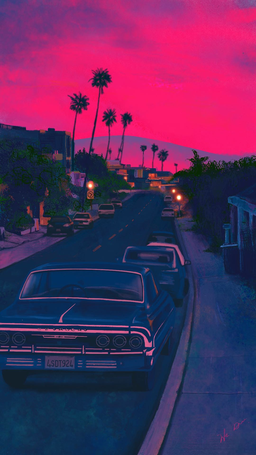 蒸汽波,手绘|插画|绘本|左撇子设计_原创作品-站酷zcool