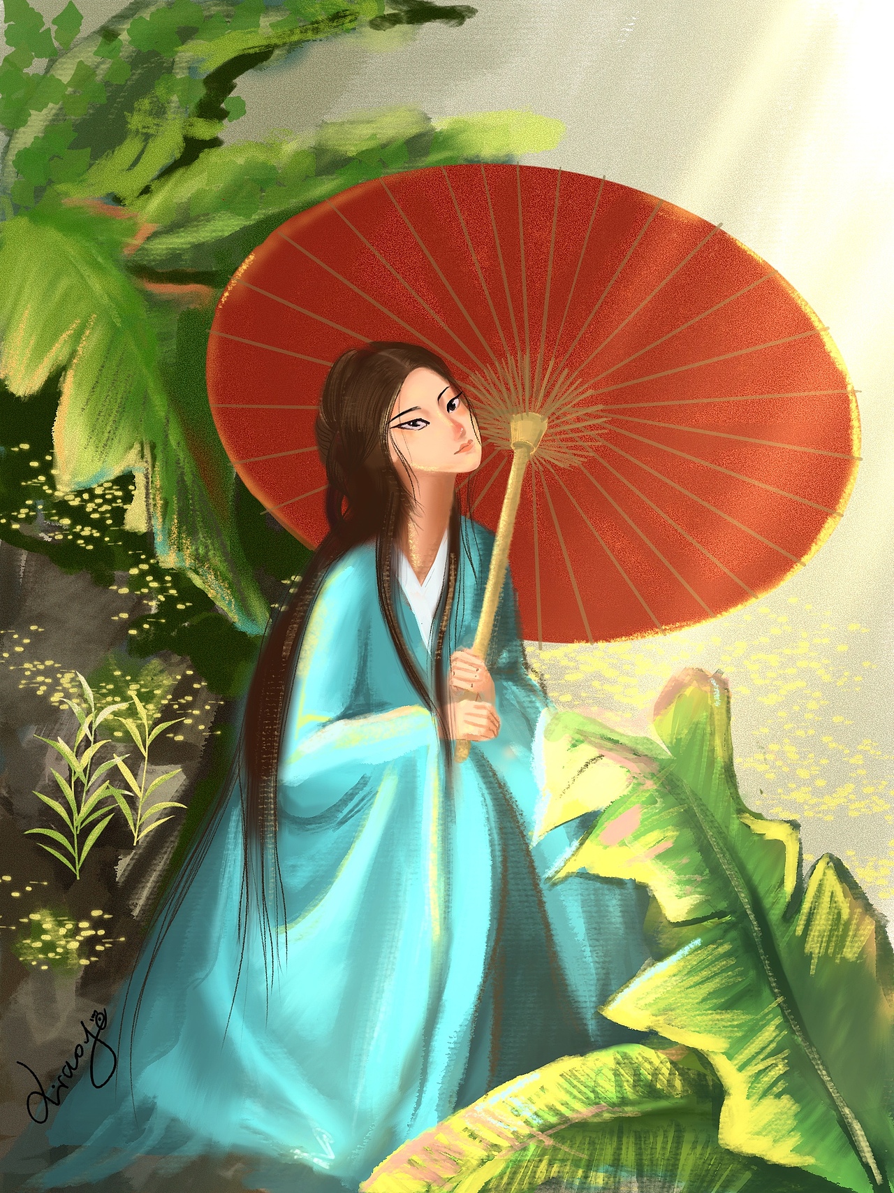 画师繁星计划第二周——古装厚笔创作（图ZMzEyMzE1Njg4） - 创作习作 - 站酷设计师ye小月也原创素材 - 站酷ZCOOL