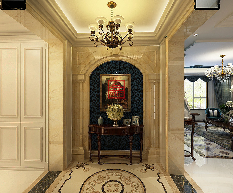 阿尔卡迪亚荣盛城欧式风格装修——金舍装饰