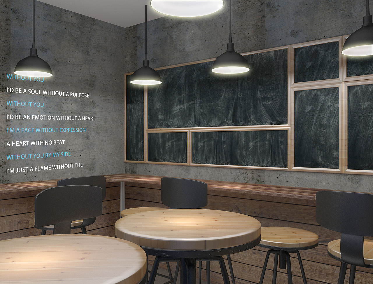 做的水吧效果图