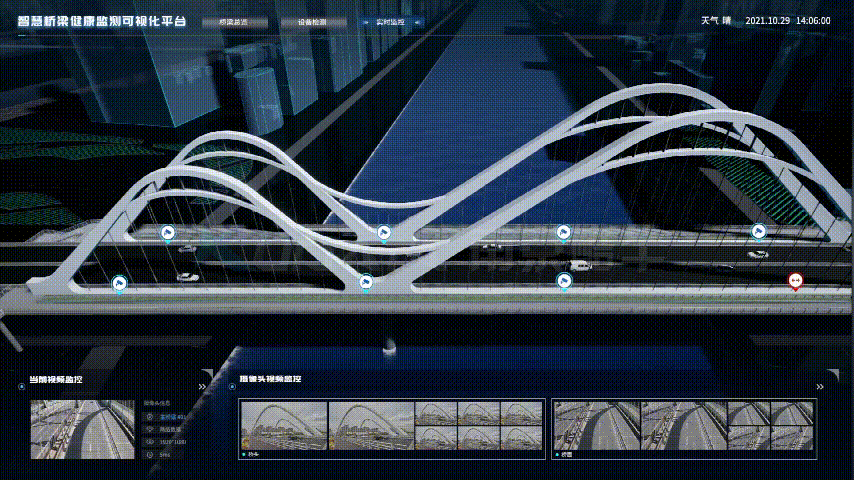 智慧桥梁 | 智慧桥梁健康监测可视化平台（图ZMjc2ODcxMTcy） - 建筑/空间 - 站酷设计师KUDATA数据酷原创素材 - 站酷ZCOOL