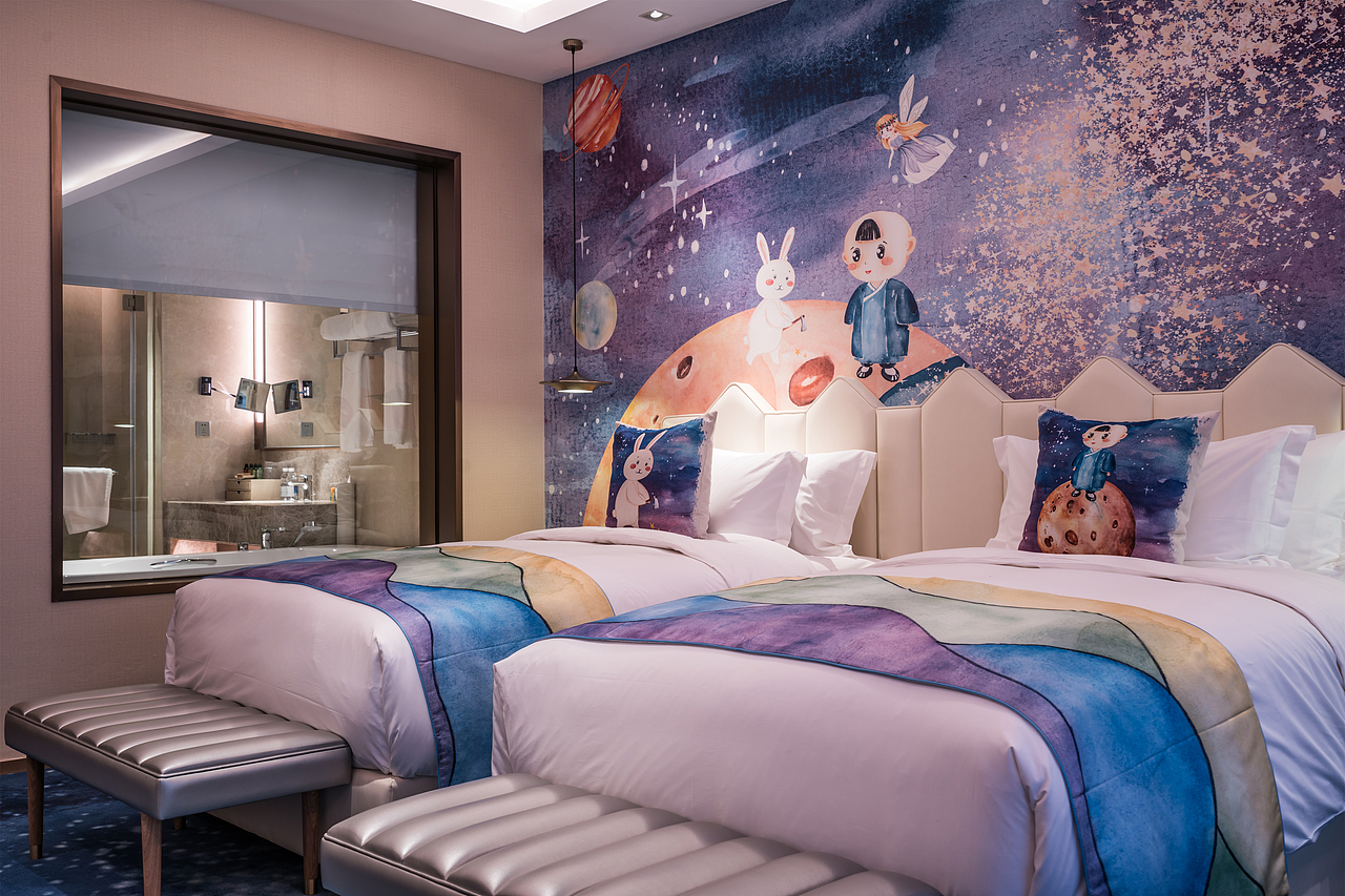 槿纹新作 | 峨眉山悟啦啦亲子酒店（图ZMTQ4MjI1NTA4） - 家装设计 - 站酷设计师槿纹设计原创素材 - 站酷ZCOOL