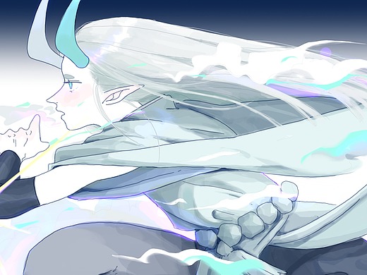 罗小黑战记同人插画-虚淮