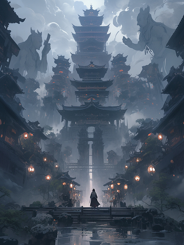 Midjourney应用|久在樊笼里,复得返自然