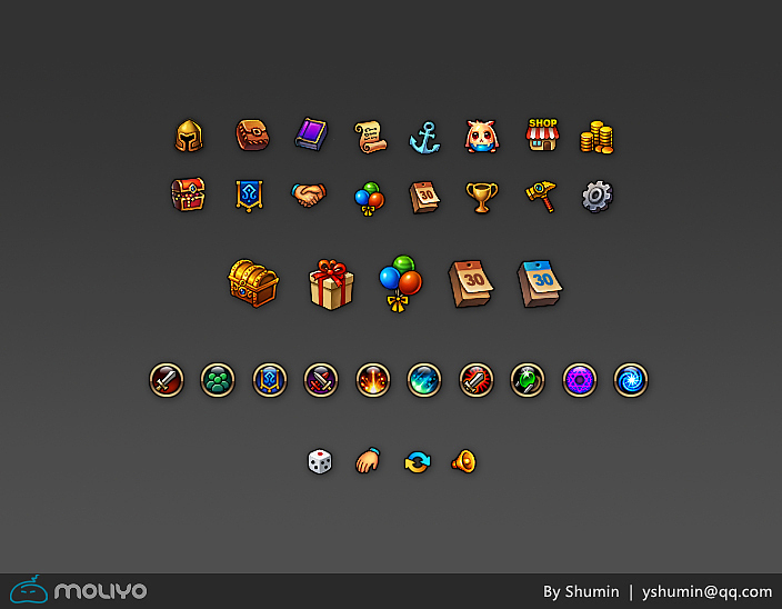 游戏ICON图标（图ZOTgxOTkzMg==） - 图标 - 站酷设计师Shumin原创素材 - 站酷ZCOOL