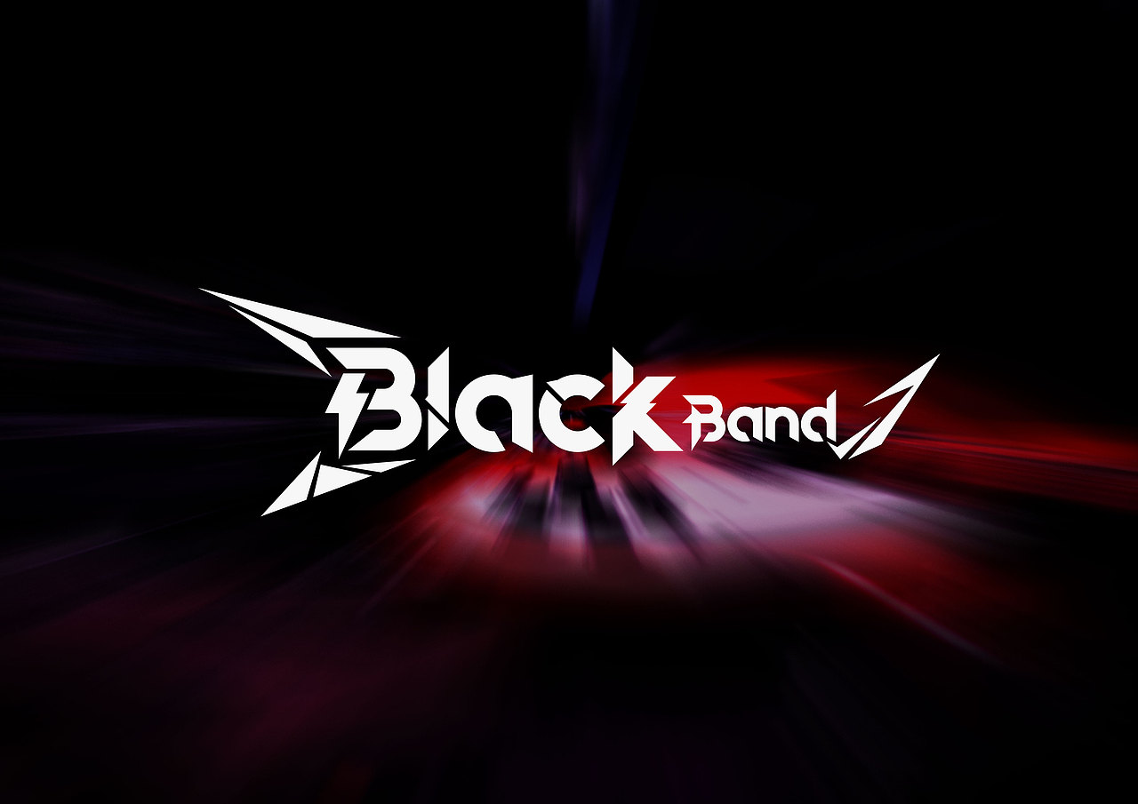 摇滚乐队logoblackband非凡音乐