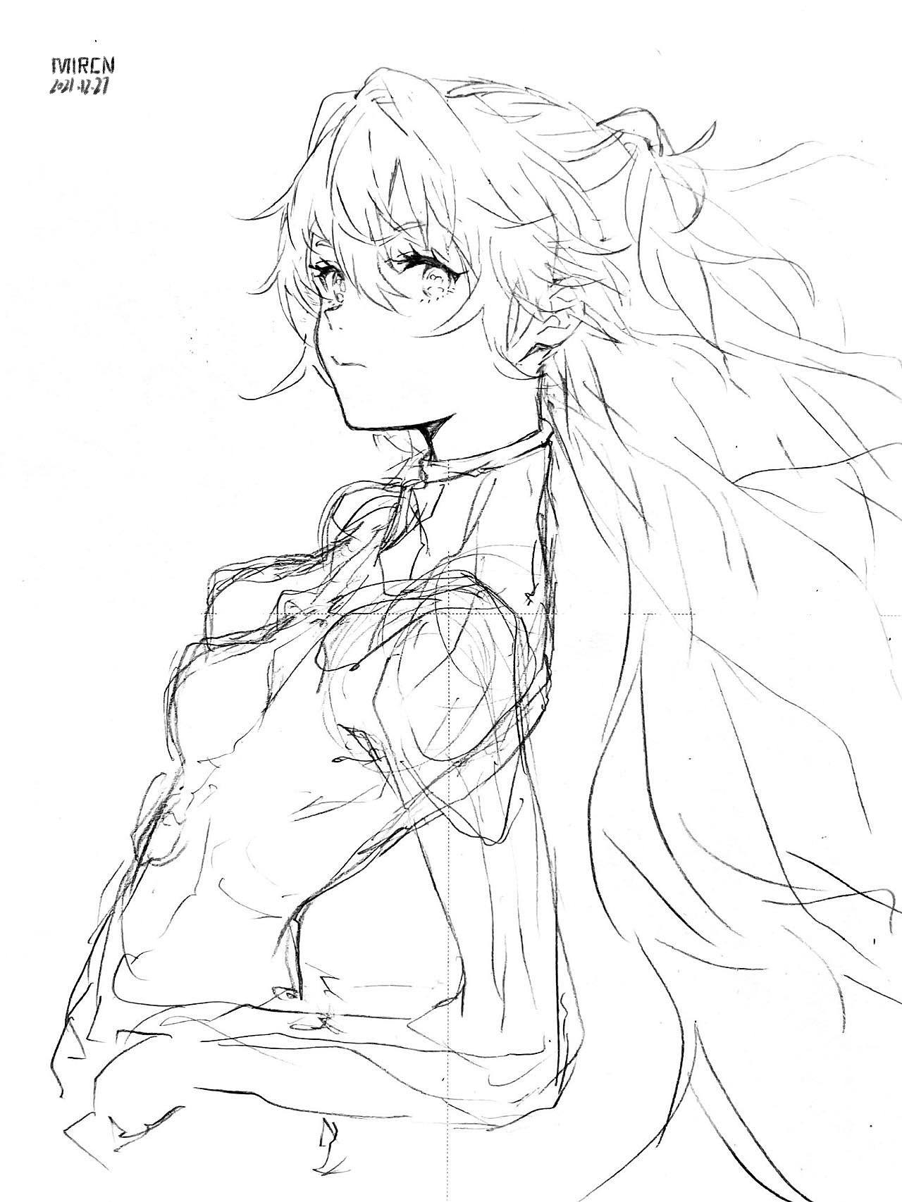 新世纪福音战士明日香手绘练习